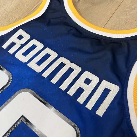 Headgear Classics Dennis Rodman Alternate High School Basketball Jersey Sz XS - Picture 9 of 9